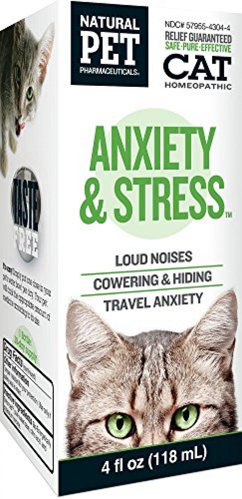 Anxiety & Stress for Cats KingBio Natural Pet 4 oz Liquid Pets Trend
