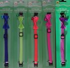 CAT COLLARS SPANDEX QUICK-RELEASE BUCKLE ADJUSTABLE BELL & BOW, SELECT: Color