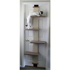 Cat Door Tower Post Scratching Tree Scratch Pet House Pet Kitty Climb Scratcher