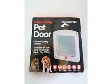 OxGord Dog/Cat Flap Doors with 4 Way Lock for Pets Entry & Exit