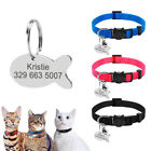 Puppy Pet Dog Kitten Cat Breakaway Collar & Tag Engraved Safety Quick Release