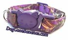 Purple Camo Breakaway Cat Collar, 100% Cotton, Adjustable, Handmade, Washable