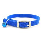 SCOTT Braided Stretch Elastic Nylon Cat Safety Collar with a Bell
