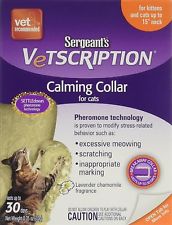 Sergeant's Vetscription Settle Down Pheromone Cat Collar