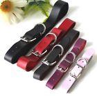 USA SELLER Pet Puppy Cat Dog Collar SOFT Genuine Real LEATHER XXS, XS, S, M, L