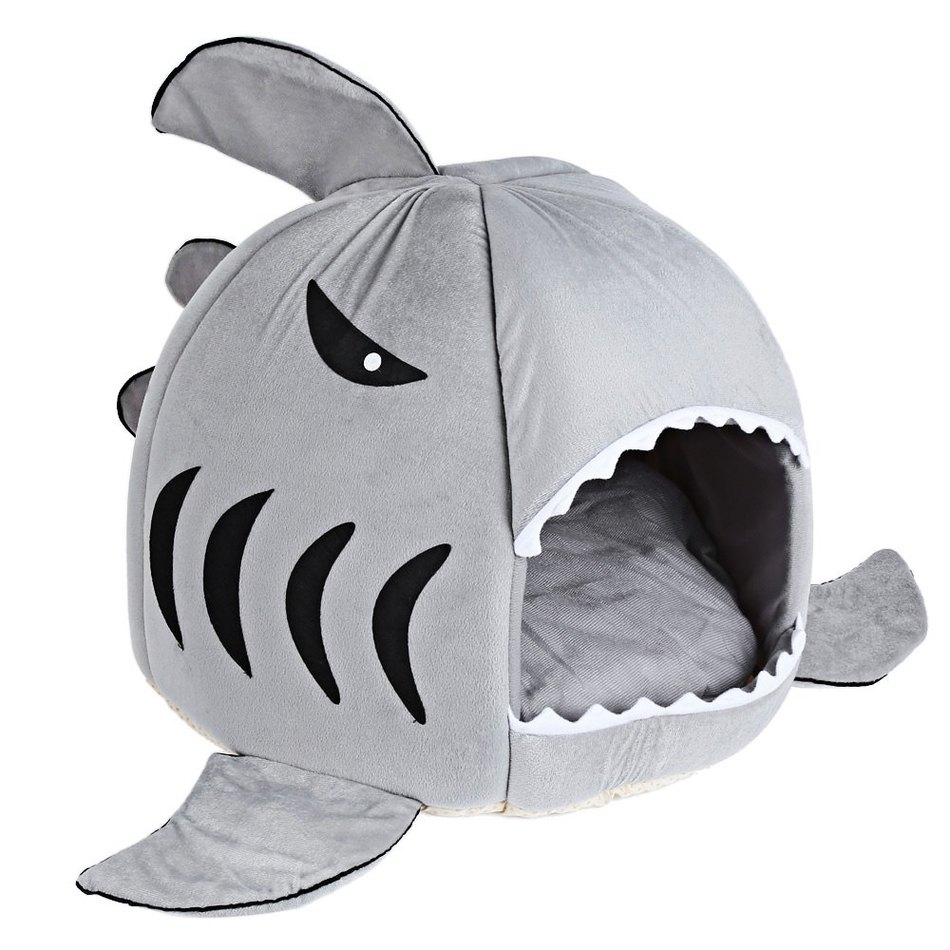 Warm Soft Cat House Winter Pet Sleeping Bag Beautiful Shark Dog Kennel Cat Bed Puppy Small Dog Cushion Sofa pet products