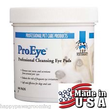 100ct DOG CAT PET Groomer Grooming TEAR STAIN EYE CLEANING PADS Wipes Clean*SAFE