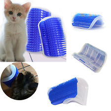 Pet Cat Brush Comb Play Toy Plastic Scratch Bristles Arch Self-groomer Massager