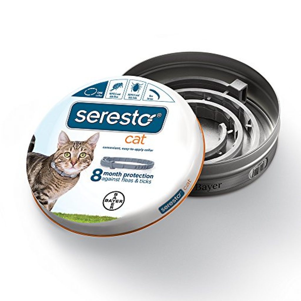 Bayer Seresto Flea and Tick Collar for Cat, all weights, 8 Month