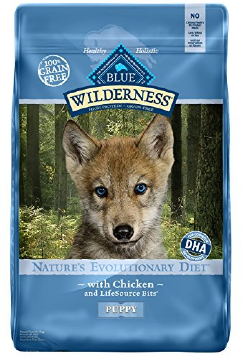 BLUE Wilderness Puppy Grain Free Chicken Dry Dog Food 24lb Pets