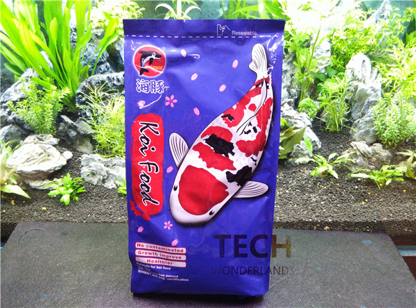 NEW ornamental fish feed koi food color enhancing food 1kg PORPOISE floating size S