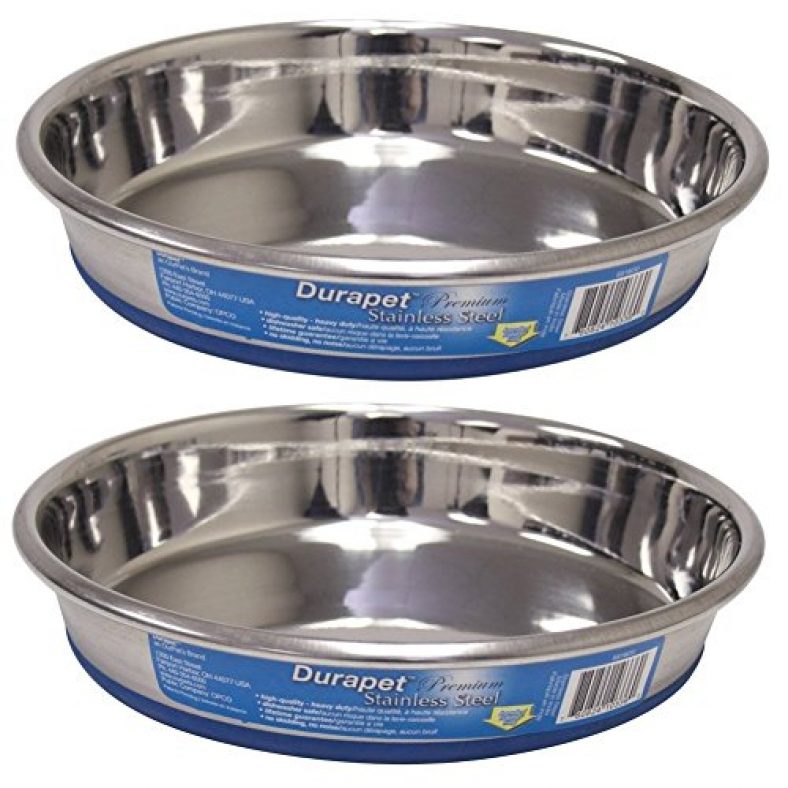 2 Pack Our Pets Durapet Stainless Steel Cat Dish 1 cup – Pets Trend Store