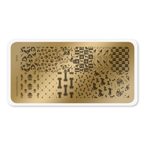 COLOR CLUB NAIL ART STAMPING PLATE-DOGS – Pets Trend Store