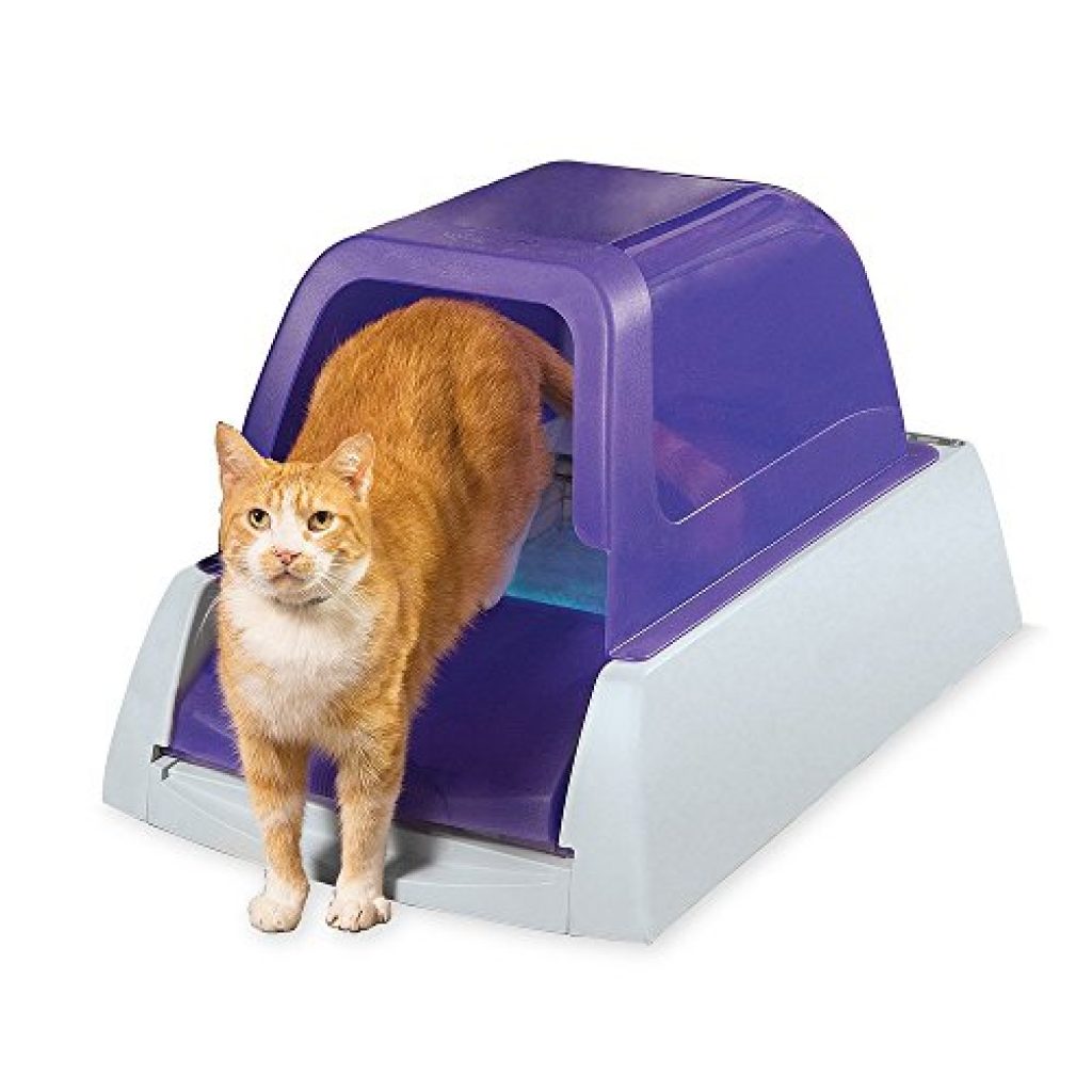 PetSafe ScoopFree Ultra SelfCleaning Cat Litter Box, Covered, Automatic with Disposable Tray