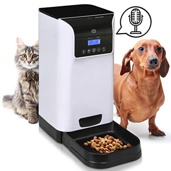 iStar Automatic Pet Feeder Cat and Dog Timed Dry Food Dispenser with