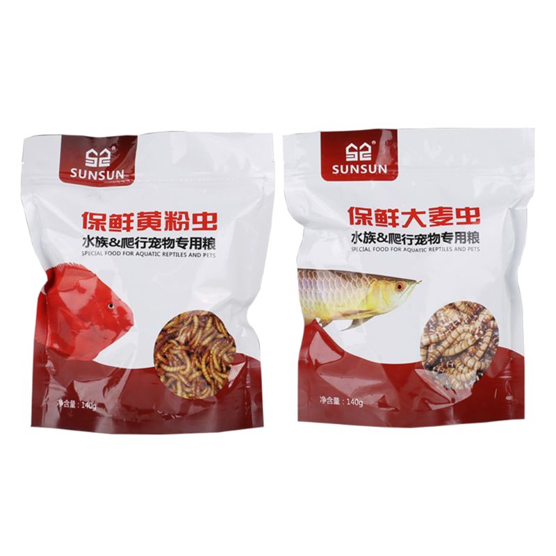 140g Natural Dried Mealworm Food Meal For Feeding Pet Reptile Chickens Wild Garden Bird Aquarium Worm