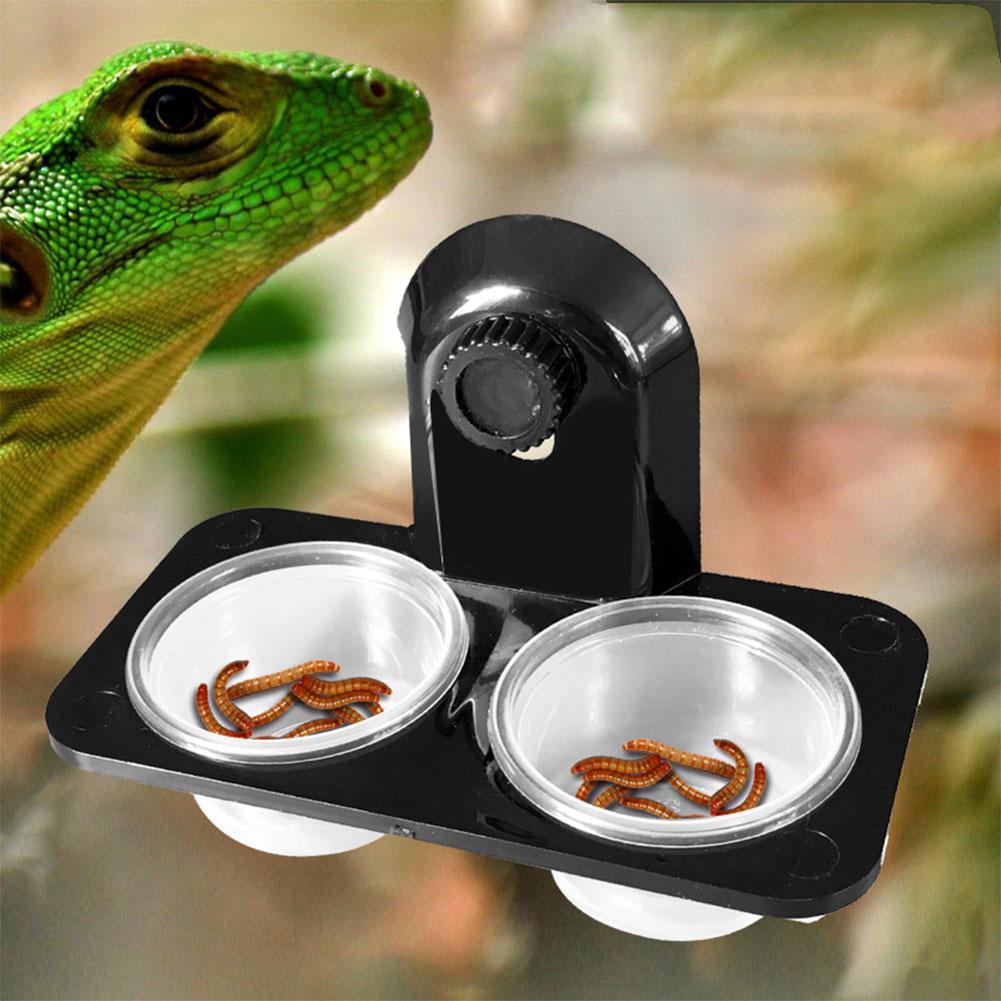 Pot Reptile Feeder Feeding Bowl Breeding Holder Dish Food Water ABS Terrarium High Quality Accessories Sale Nobby
