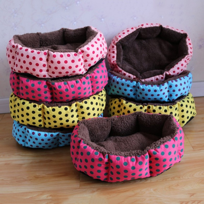 Hot sales! NEW! Colorful Leopard print Pet Cat and Dog bed Pink, Blue, Yellowish brown, Deep pink, SIZE S M L XL