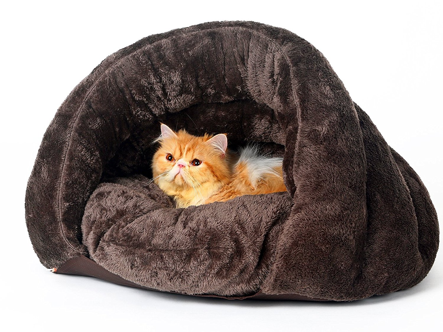The Original Cuddle Pouch Pet Bed, Cave, Covered Hooded Pet Bed, Cosy, For Burrower Cats and Puppies