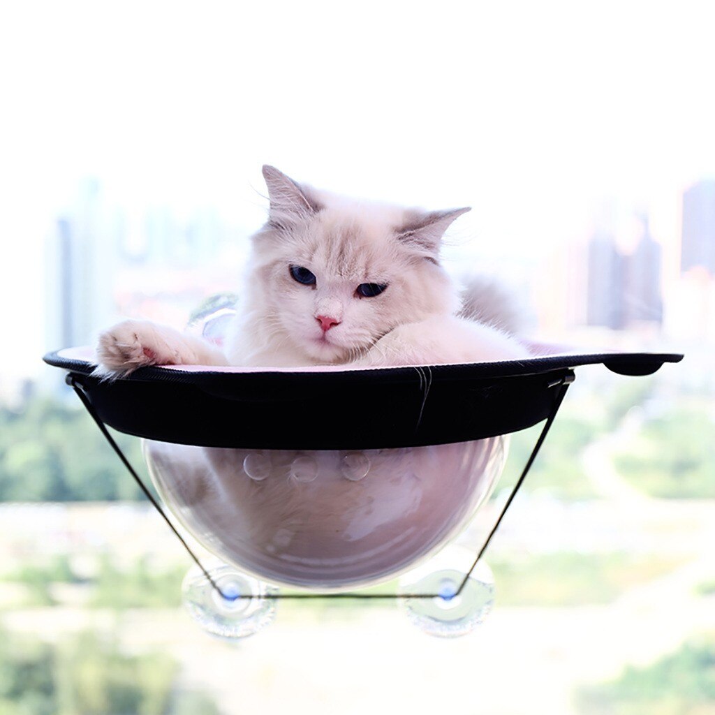 Dropshipping Suction Cup Cats Window Bed Creative Cats Resting Seat with Space Hood 2019 High Quality Support Wholesale 2019
