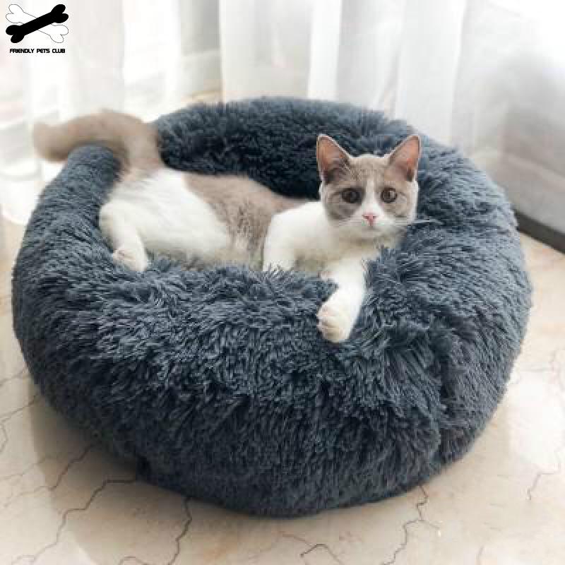 Pet Dog Bed Comfortable Donut Cuddler Round Dog Kennel Ultra Soft Washable Dog and Cat Cushion Bed Winter Warm Sofa hot sell2810