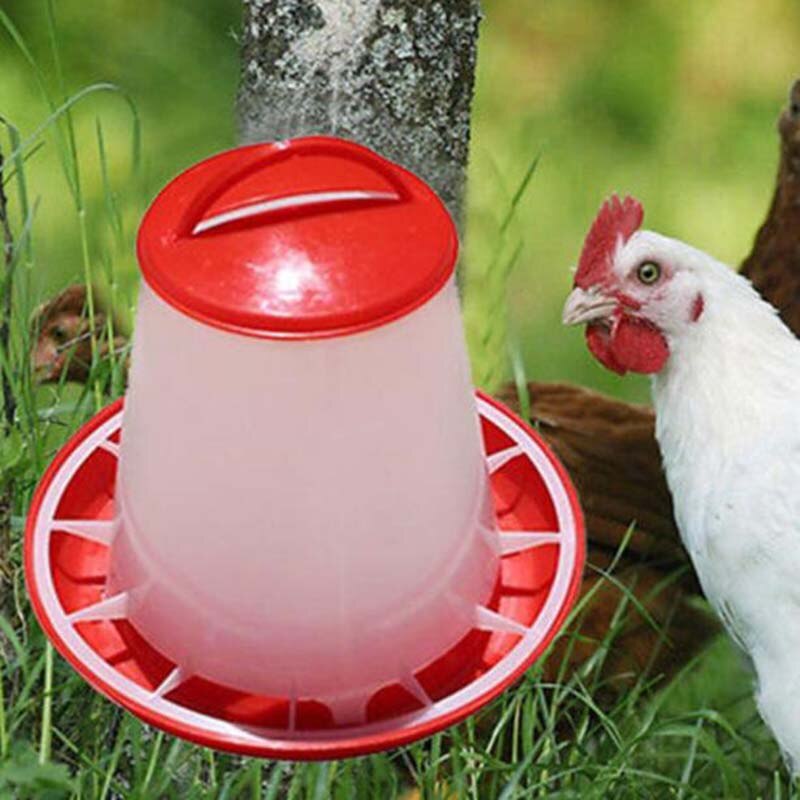 Plastic Chicken Quail Poultry Chick Hen Drinker Food Feeder Waterer Pet Supply