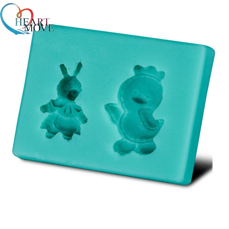 Cute Chicken Shaped Silicone Mold Cake Decoration Fondant Cake 3D Food Grade Silicone Mould High Quality Silicone Mold 9228