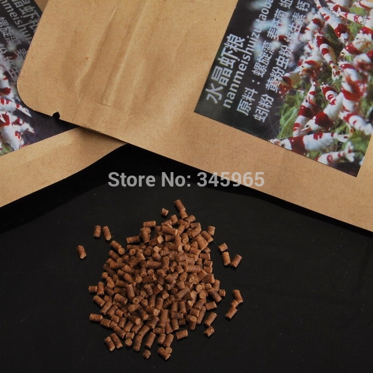Free shipping wholesale Crystal shrimp, lobster , crayfish , small snails ,shrimp feed food in bulk sale 100 gsm