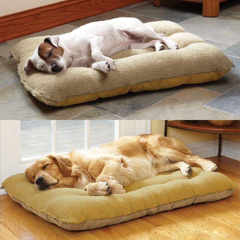 Pet Kennel Coaster Blanket Plush Cushion Extra-large Thick Winter Warm Dog Bed Large Dogs Only Washable