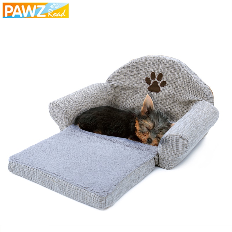 Removable Pet Dog Bed Soft Dog Sofa Kennel Paw Design Dog Cat House Washable Pet Cushion Mat For Pet bed Animals Pet Products