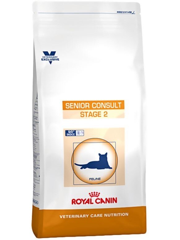 Royal Canin Senior Consult Stage 2 cat food 7 years old with visible signs of aging 400g