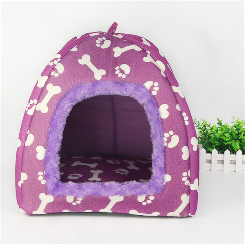 Fashion Prints Removable Cover Mat Dog House Dog Beds For Small Medium Dogs Pet Products House Pet Beds for Dogs Cat