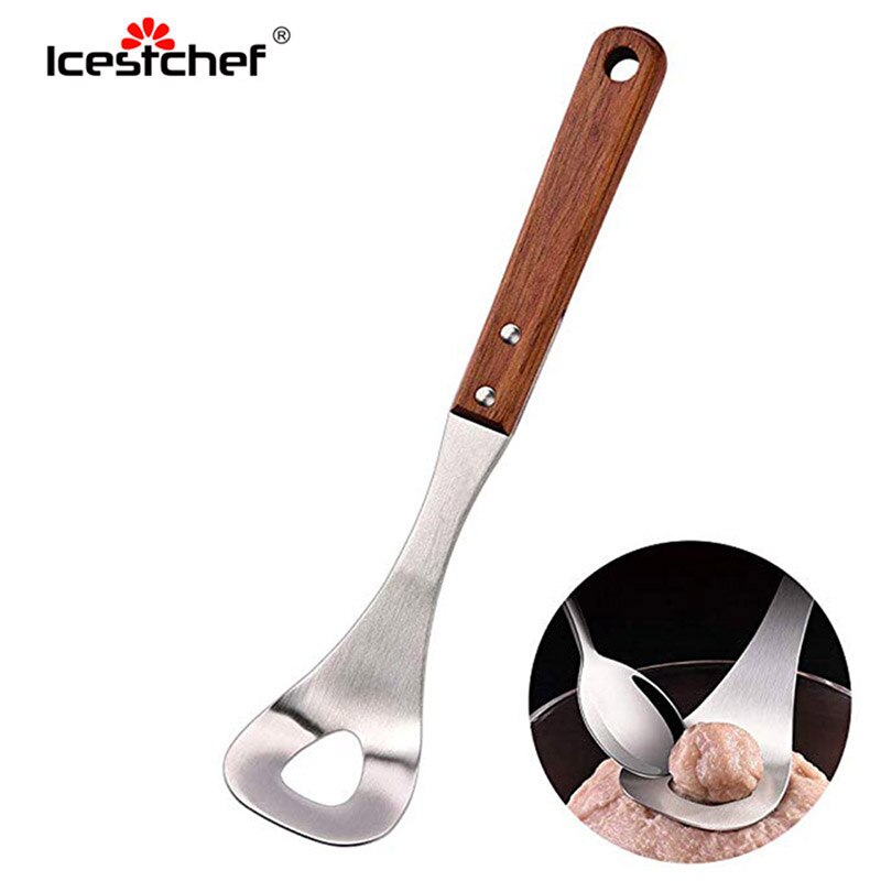 ICESTCHEF Meatball Maker Stainless Steel Meatball Maker Mould DIY Fish Ball Food Clip Meat Poultry Tools