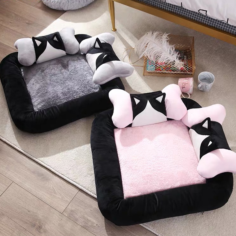 Pet dog bed dog beds for small dogs dog beds for medium dogs bed for dog with dog pillow dog stuff dog home fashion design