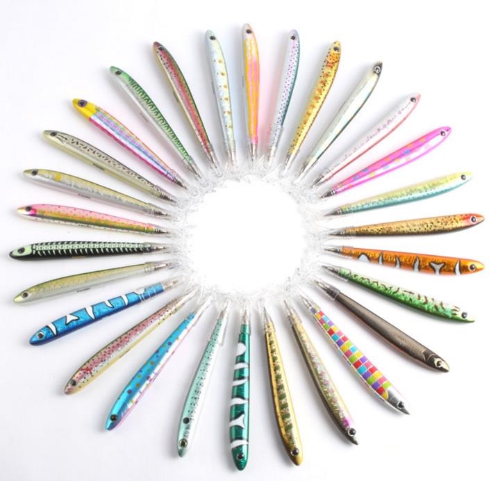 back to school party favor Novelty Ballpoint Pen fish Shape Student Writing Creative Gift pens markers 0.7 black ink colorful