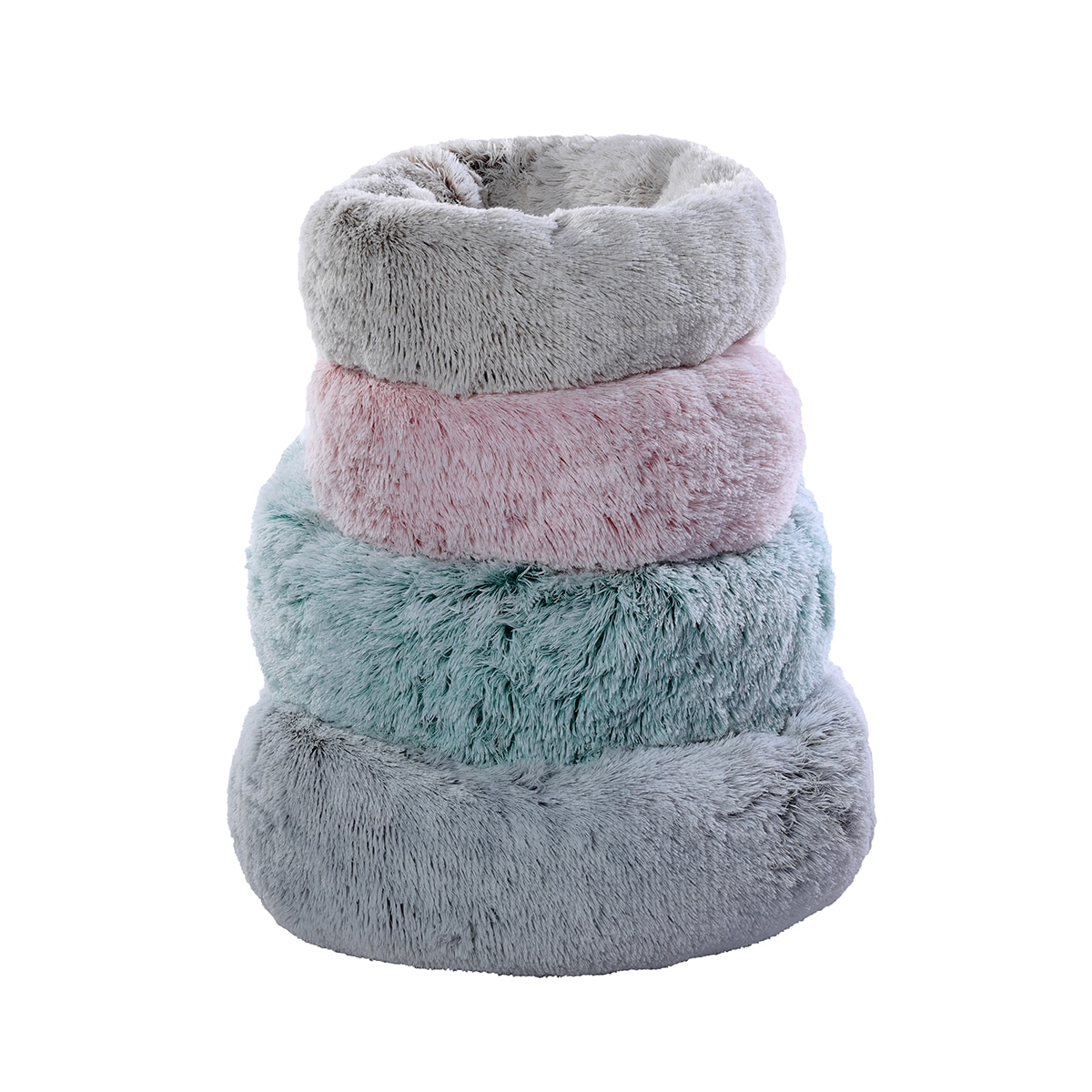 Thick cutton round pet dog bed super soft long plush pets bed cat mat Cats Nest Winter Warm Sleeping dogs Kennel sofa