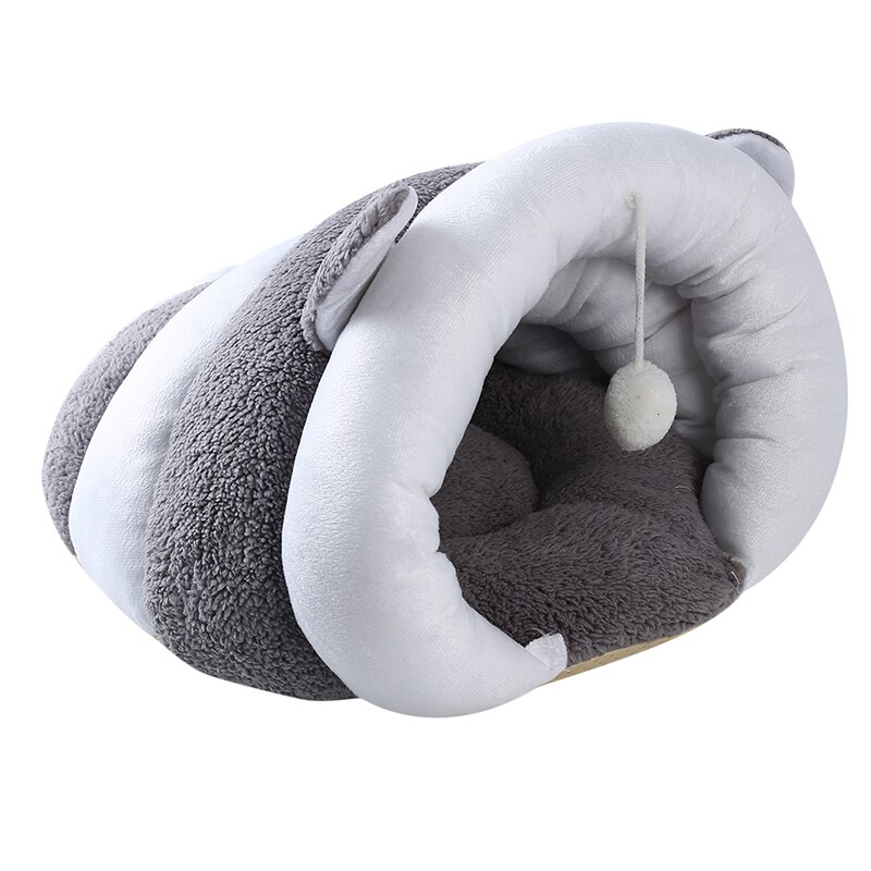 Warm Cat House Pet Bed Dog House Lovely Non-slip Soft Suitable Pet Dog Cushion Cat Bed House With Yarn Ball Cat Bed Pet Supplies