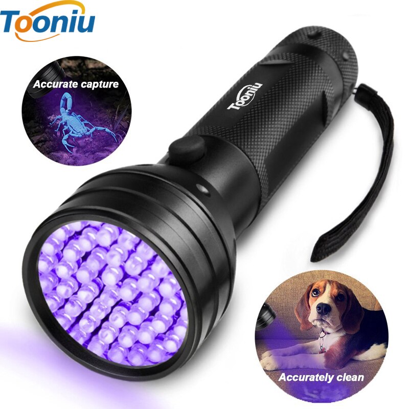 Uv Led Flashlight 51 Leds 395nm Ultra Violet Torch Light Lamp Blacklight Detector for Dog Urine Pet Stains and Bed Bug