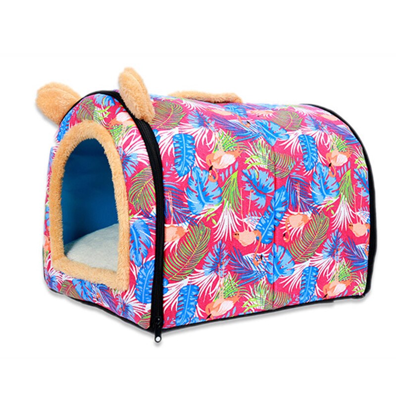 New All seasons Pet house Warm Cat bed deformable 3 in 1 pad collapsible comfortable cat kennel cave Fully detachable washable