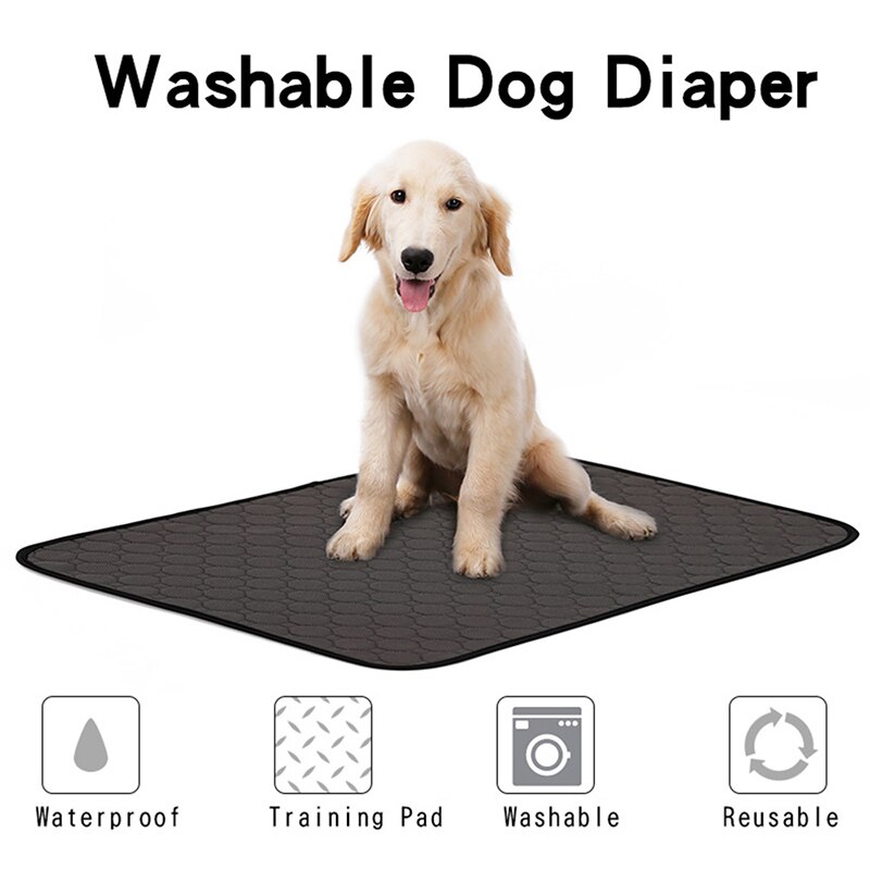 Washable Pee Pads Diaper For Dogs Pet Cat Puppy Potty Diapers Reusable Training Pads Bed Sofa Mattress Protector Cover