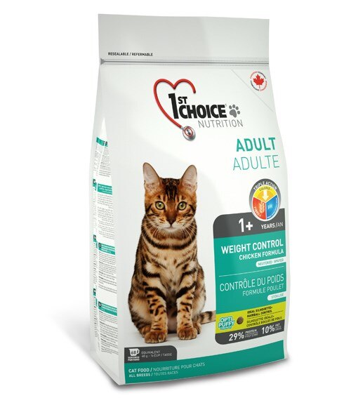 1st choice food 10 kg for caste and erased cats weight control