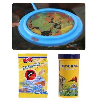 Aquarium Fish Food Flakes Shrimp Algae Powder Nutrition For Tropical Fish Ornamental Forage Colorful Products