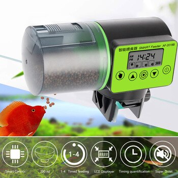Automatic Fish Feeder Electric Auto Fish Feeder Aquarium Food Dispenser SNO88