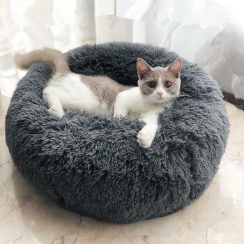 Dog Bed Washable Pet Cat Bed Dog Round Breathable Lounger Sofa Bed For Cat Dogs Plush Pads Dogs Mat Soft