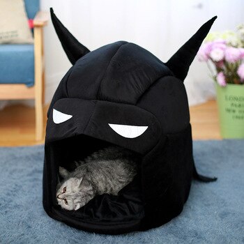 Dog House Soft Cool Batman Cat Dog Kennel For Small Medium Dogs Warm Puppy Nest Bed House Dogs Beds House Pet Dog Supplies