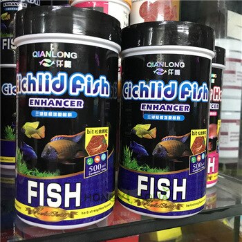 High Nutrition fish food for cichlid Fish Color Enhancer Fish Feed 500ML
