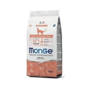 Monge Cat Adult food for adult cats Salmon, Cat food, for cats, 400g