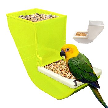 Newest Bird Feeder Durable Lightweight Seed Catchers Tray Hanging Bird Food Dish Cup Cages For Small Medium Birds Pets Supplies