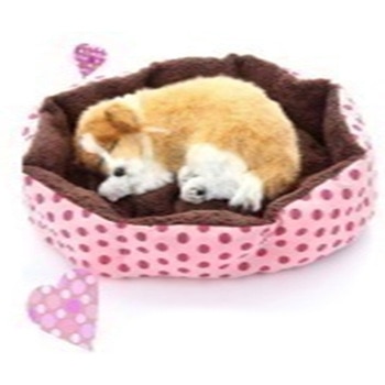 Pet Dog Cat Bed Cushion Mat Kennel Sleeping Bag House(pink 40cm*30cm)