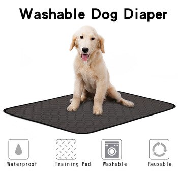 Reusable Diapers for Dog Urine Water Absorbency Diaper Sleeping Bed for Small Dog Pet Dog Absorbent Mat Puppy Training Pad